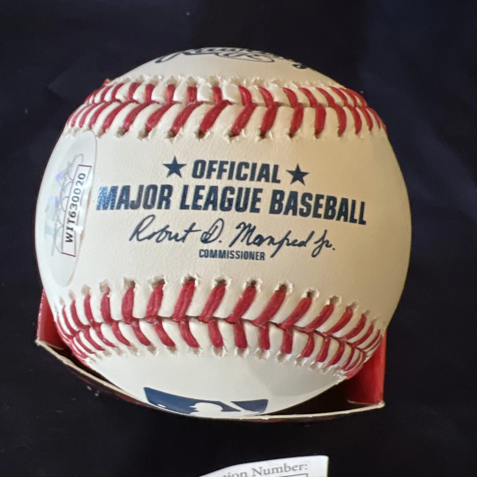 Austin Meadows Tampa Bay Rays Autografiado Grandes Ligas de Béisbol con JSA Foto 3 de 3