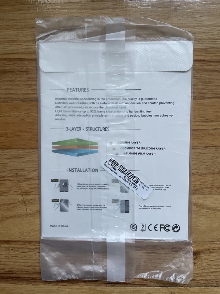 Amazon Kindle Paperwhite 10th Generation (2018) Matte PET Screen Protector - Image 2 of 3