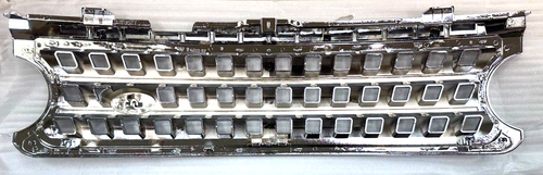 MIT ALL CHROMED FRONT GRILLE FOR RANGE ROVER L322 SUPERCHARGED MODEL 2006-2009 - Picture 4 of 4