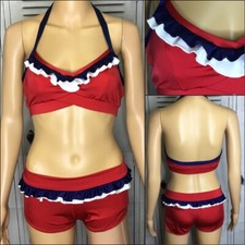 Cheerleading Uniform Pro Cheerleader Try Out Set Adult Med NFL PATRIOTS