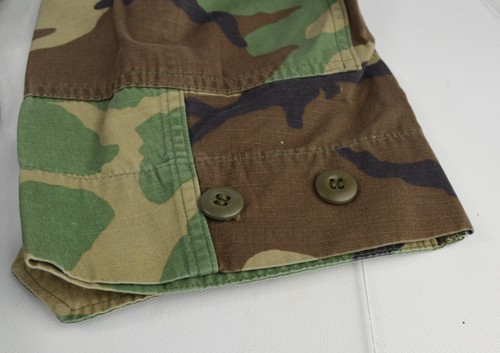 US Army Air Force mittelkurz tarnfarbenes Knopfhemd Air Force Feuerwehrmann Patch Verglasung - Bild 12 von 16