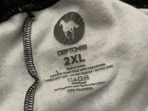 Pantaloni da allenamento Deftones Diamond Eyes Jogger Track 2X ufficiali nu-metal team sleep - Foto 3 di 3