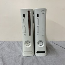 Lot of 2 Microsoft Xbox 360 Original Model White Console Only for Parts AS IS