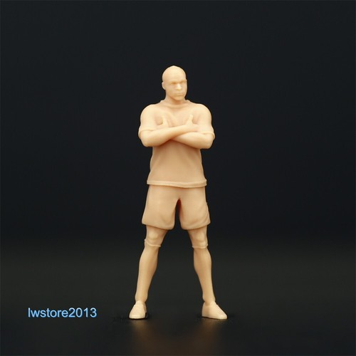 1/64 Football Man Scene Props Miniatures Figures Model For Cars Vehicles Toys - 第 3/5 張圖片