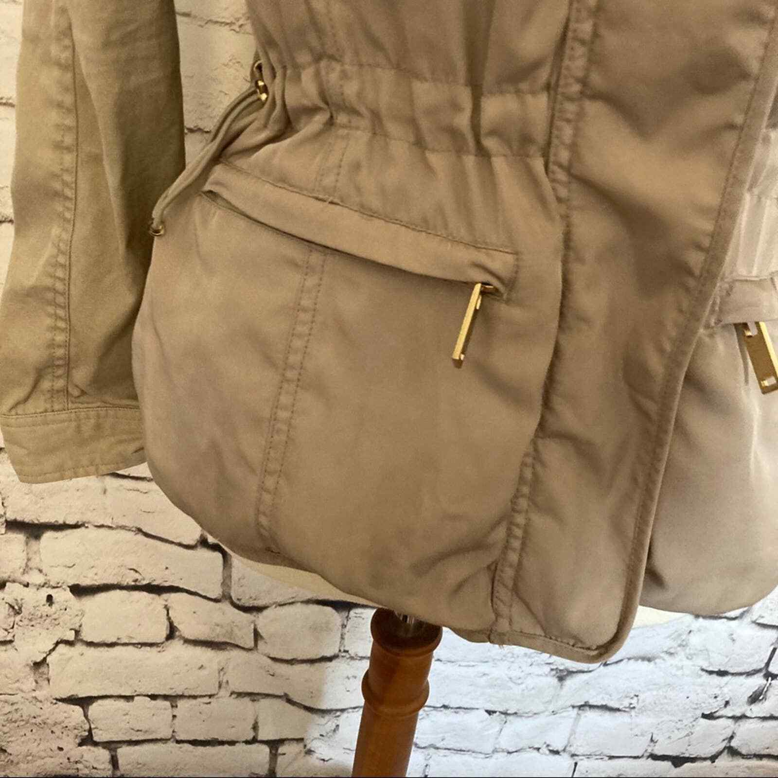 Zara Basic Utility Jacket Womens Size Small Hoode… - image 4