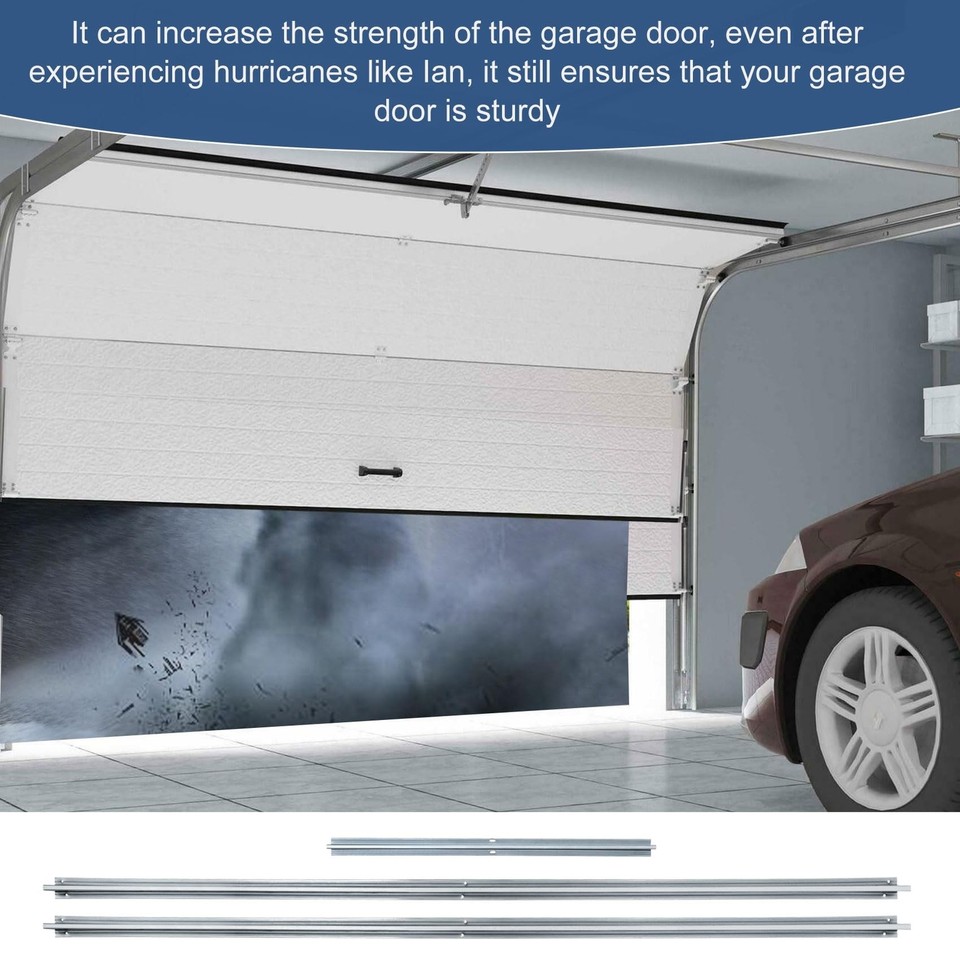 16FT Garage Door Hurricane Brace Kit ,16 Foot Garage Door Support Strut