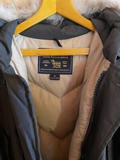 WOOLRICH ARTIC PARKA piumino giaccone made in Canada MARRONE tg. M ORIGINALE