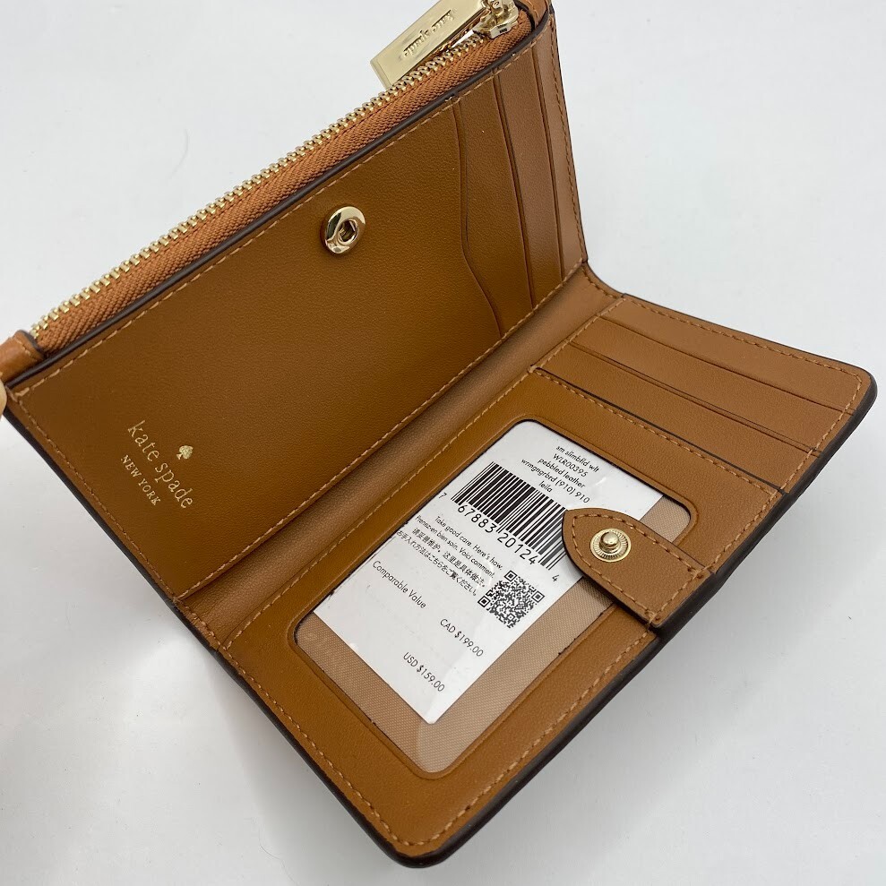 完売品★Kate Spade Leila Small Slim Bifold Wallet WLR00395 Leila Small Slim Bifold Wallet | Kate Spade Outlet