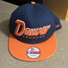 Denver Broncos NWT Tags New Era 9FIFTY Snapback Baseball Hat NFL Football M-L
