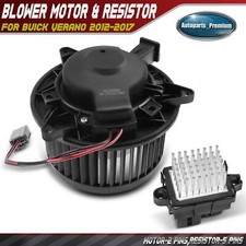 Front HVAC Blower Motor w/ Wheel & Resistor Kit for Buick Verano 2012-2017 Sedan