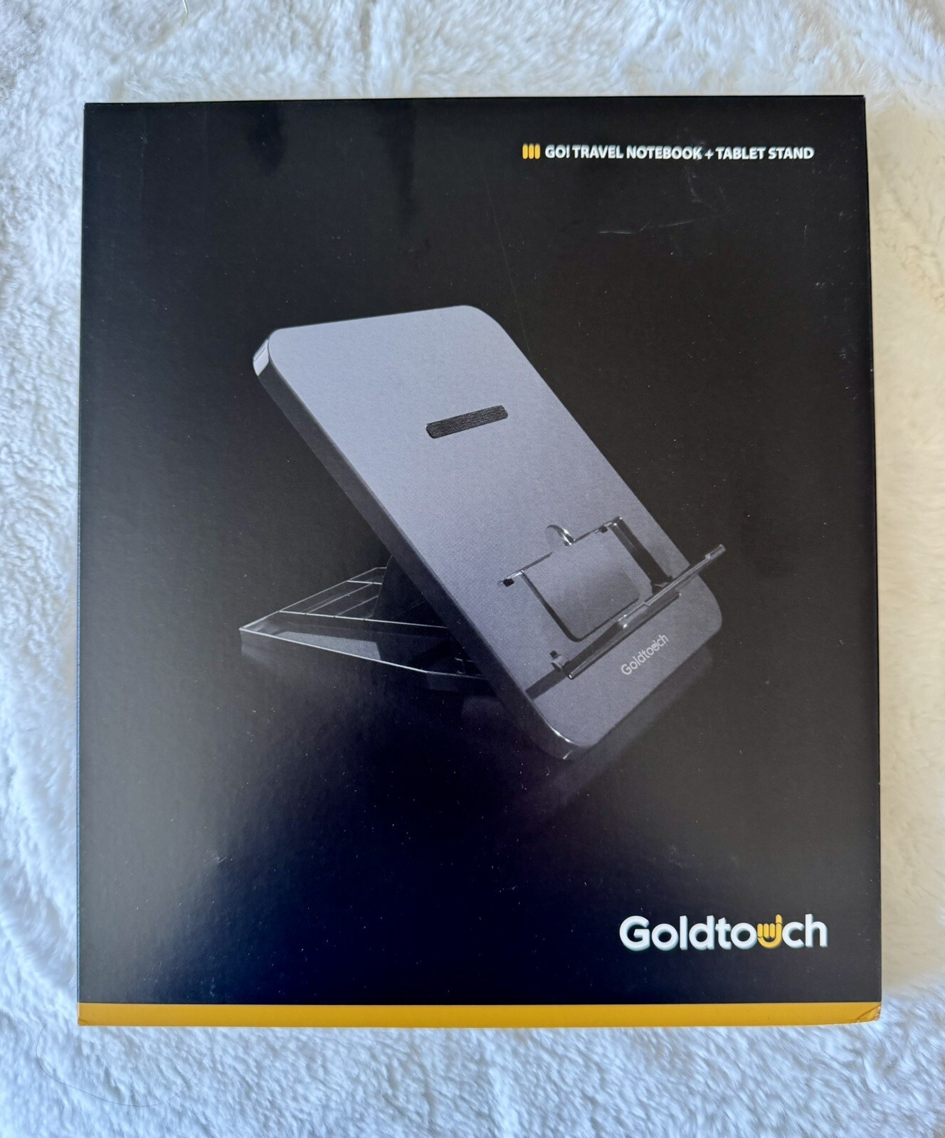 Goldtouch GTLS-0077U Go! Black Portable Lightweight Travel Laptop Tablet Stand