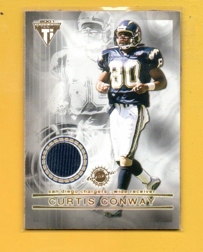 D25598 2001 Titanium Double Sided Jerseys #117 Curtis Conway/Doug Flutie - Image 2 of 2