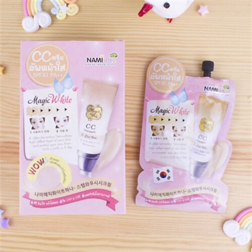 Nami Magic Whiten 1-Step Wow BB Cream SPF 30 PA++ 7 ml 0.24 fl oz Box of 6 - Picture 4 of 4
