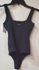 Gap GapBody Women's Logo Comfort Thong Bodysuit GPW01040 - True Black XS