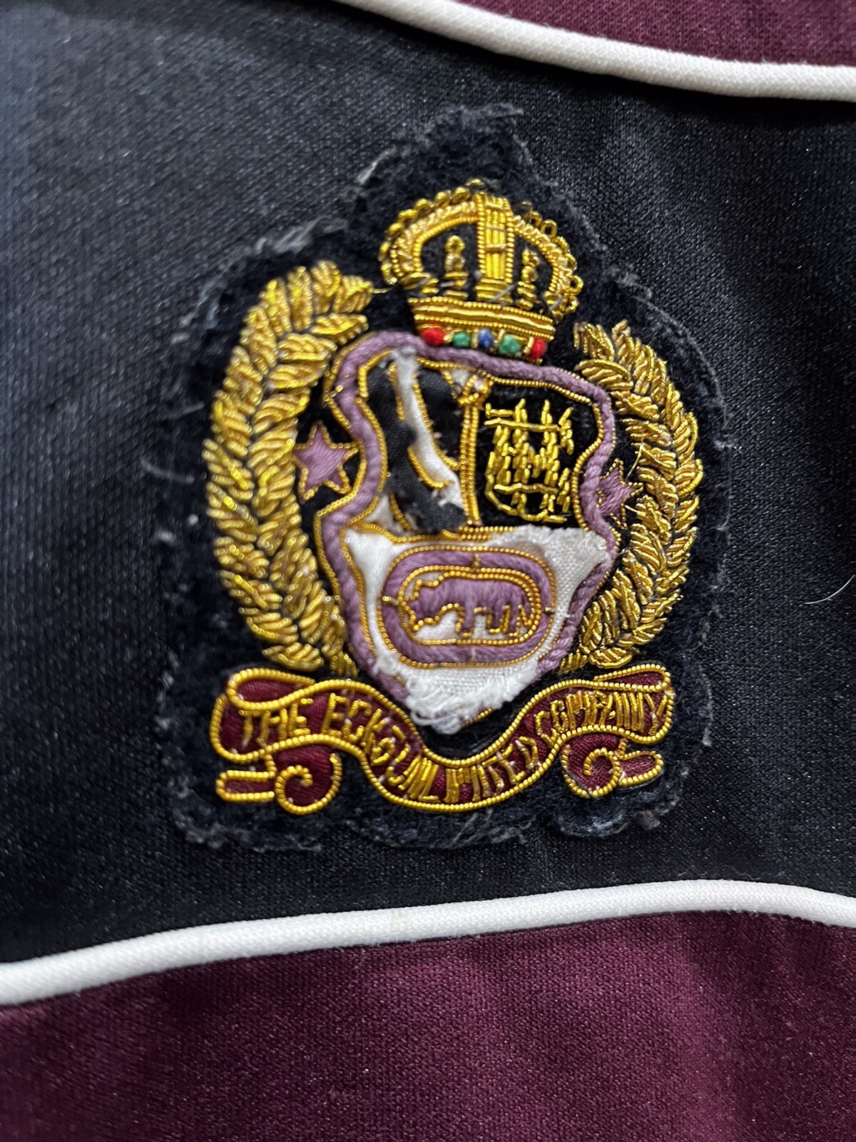 1972 Ecko Unltd Track Jacket Mens Extra Large XL Maro… Gem