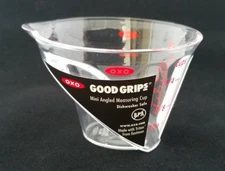 2 oz Kitchen & Bar PROFESSIONAL Mini MEASURING Cup Angled Jigger Shot Multi Tool