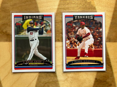 2006 Topps   ''Saturday Morning Cartoon'' Set   Coco Crisp + Flash Gordon   Mint
