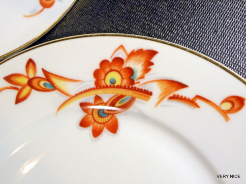 21 pcs ULLERSRICHT WEIDEN BAVARIAN china PICTURED pattern ~ COFFEE SET FOR 6 - Picture 9 of 13