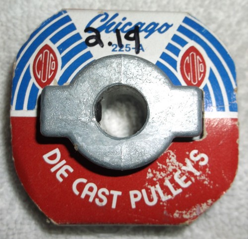 CHICAGO DIE CASTING MFG. Co. DIE CAST PULLEYS 200-A 225-A VINTAGE NEW OLD STOCK - Picture 5 of 6