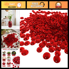 2LB Red Glass Pebbles - Decorative Stones for Vases, Aquariums, Crafts  Home De