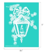 NEW “Winter Lantern” Chalk Couture Chalk Transfer Stencil Size B