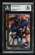 BAS 1991 Action Packed Herschel Walker #159 BGS Authentic Auto ow6