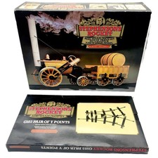 Hornby Stephenson’s Rocket G100 Real Steam Train Set + G103 Y Points Boxed