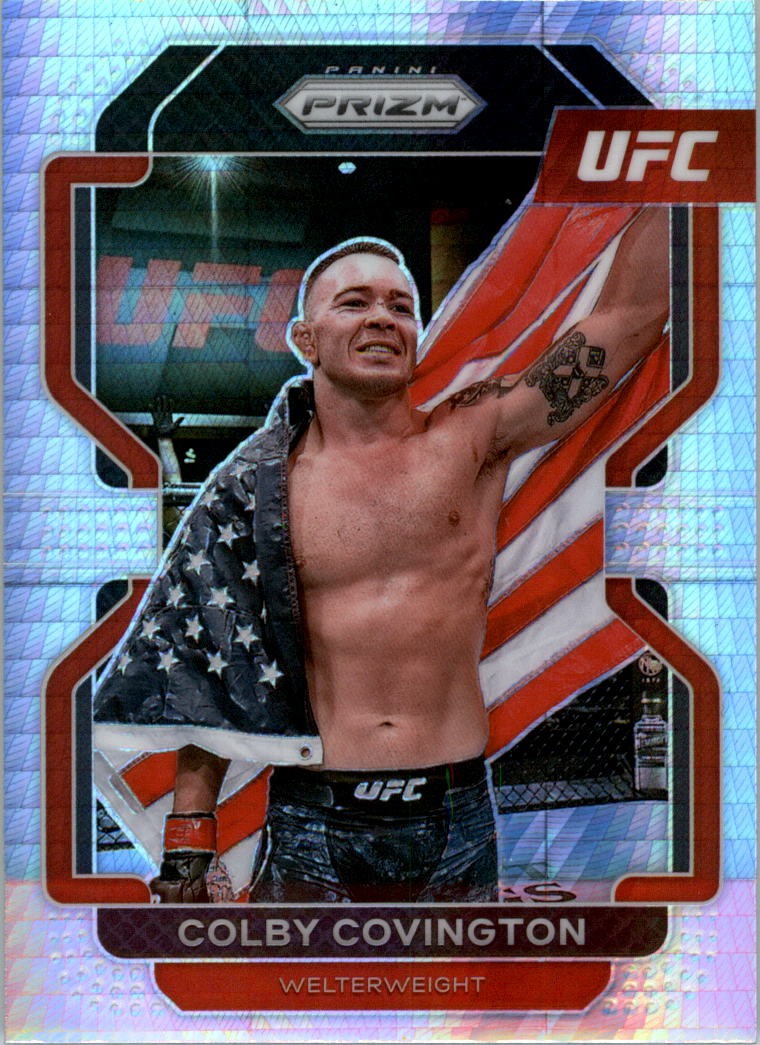 2022 Panini Prizm UFC Prizms Hyper #121 Colby Covington - UFC