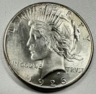 1926-S $1 Peace Dollar 90% Silver San Francisco US Coin- BETTER DATE