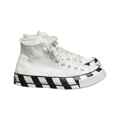 Converse x Off-White, Canvas Sneaker, Größe: 39 1/2, Weiß/Schwarz #epx