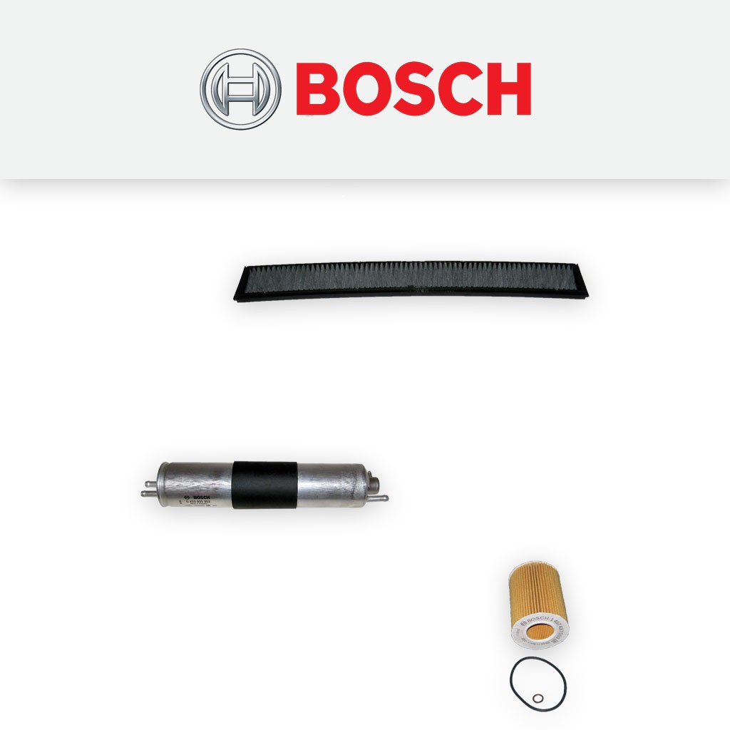 SERVICE KIT for BMW 3 SERIES (E46) 325I BOSCH OIL FUEL CABIN FILTERS (2000-2007)