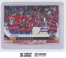 2022-23 Upper Deck UD Canvas Young Guns Arber Xhekaj #C236 Montreal Canadiens