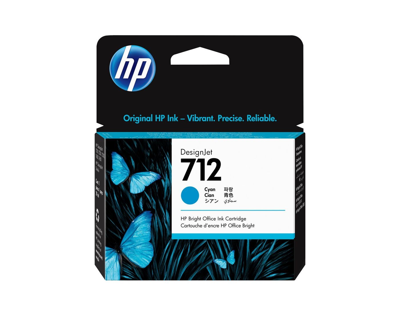 HP 3ED67A 712 29-ml Cyan DesignJet Ink