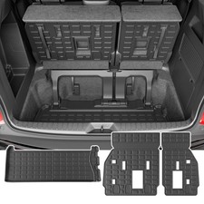 powoq 7 8 Seats Cargo Mat Compatible with 2021-2026 Toyota Sienna Trunk Mat C...