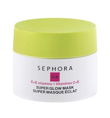 Sephora Super Glow Mask With C+E Vitamins - Radiance Boosting Face Mask - New