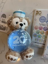 Tokyo DisneySea Colorful Happiness Duffy 20th Anniversary Plush Charm Keychain