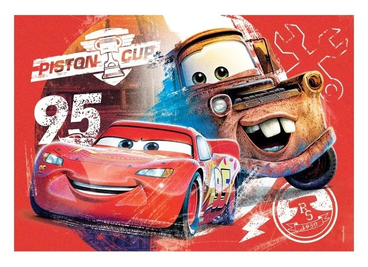 Clementoni Puzzle 2x20 pz Super Color 36m+ (27x18,5cm) DISNEY CARS 24808 - Immagine 2 di 3