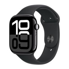 Apple Watch Series 10 GPS 42 mm mit Aluminiumgehäuse und hellem Retina Display.