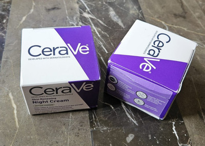 2 x CeraVe Night Cream, Face Moisturizer, Skin Care for Dry Skin, 1.7oz Each