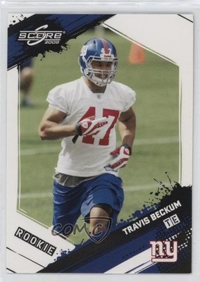2009 Score Rookie Travis Beckum #397 0kz8