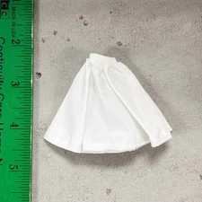 BW-KTA-SKT: 1/12 white fabric skirt for Bandai 30MP Ikuyo Kita model kit