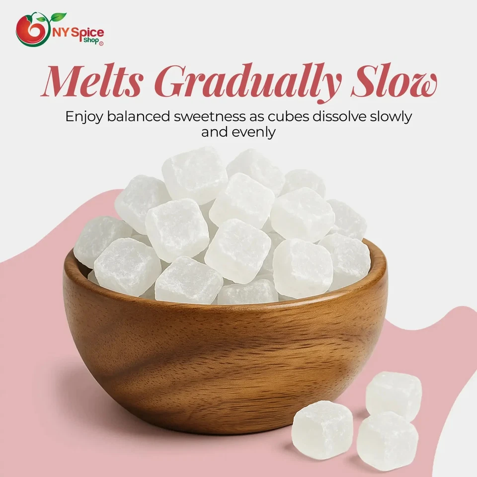 Lumps Sugar - Rock Crystal Sugar - Calidad Premium - por NY Spice - ENVÍO GRATUITO Foto 4 de 4