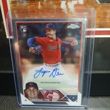 2023 Topps Logan Allen Rookie Auto Cleveland Guardians card. rookie card picture