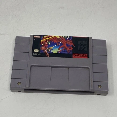 Super Metroid Original Release Authentic Super Nintendo SNES Tested Working