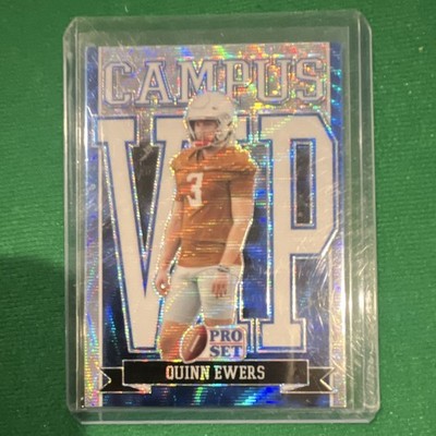 Leaf 2022 Pro Set Draft Quinn Ewers Campus VIP Insert VIP-QE1 Texas NCAA