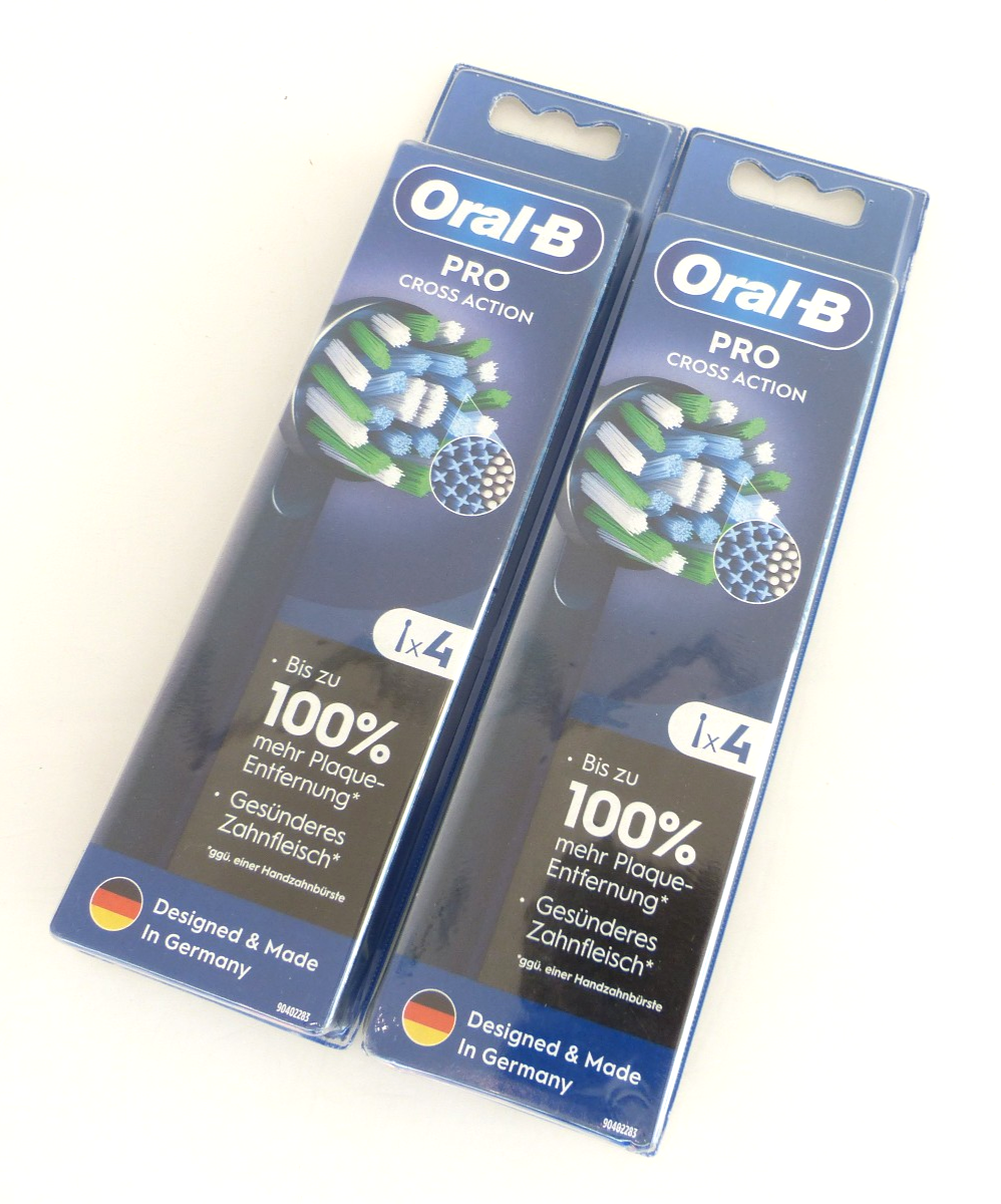 Schwarz Oral-B Pro Crossaction 4Er - Bild 4