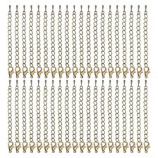 2.8 Inch Necklace Extender, 60 Pcs Lobster Necklace Extender, Green