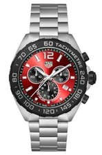 Tag Heuer Formula 1 Chronograph Red Black Quartz Watch Steel CAZ101AN.BA0842