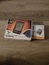 Handspring Visor Deluxe PDA 2000 in Box with Serial Cradle - Tested Read 