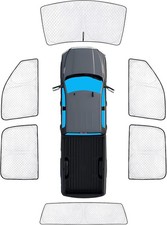 KMF 6pcs Thicken Full Window Sun Shades for Dodge Ram 2500 3500 Accessories 2010